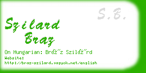 szilard braz business card